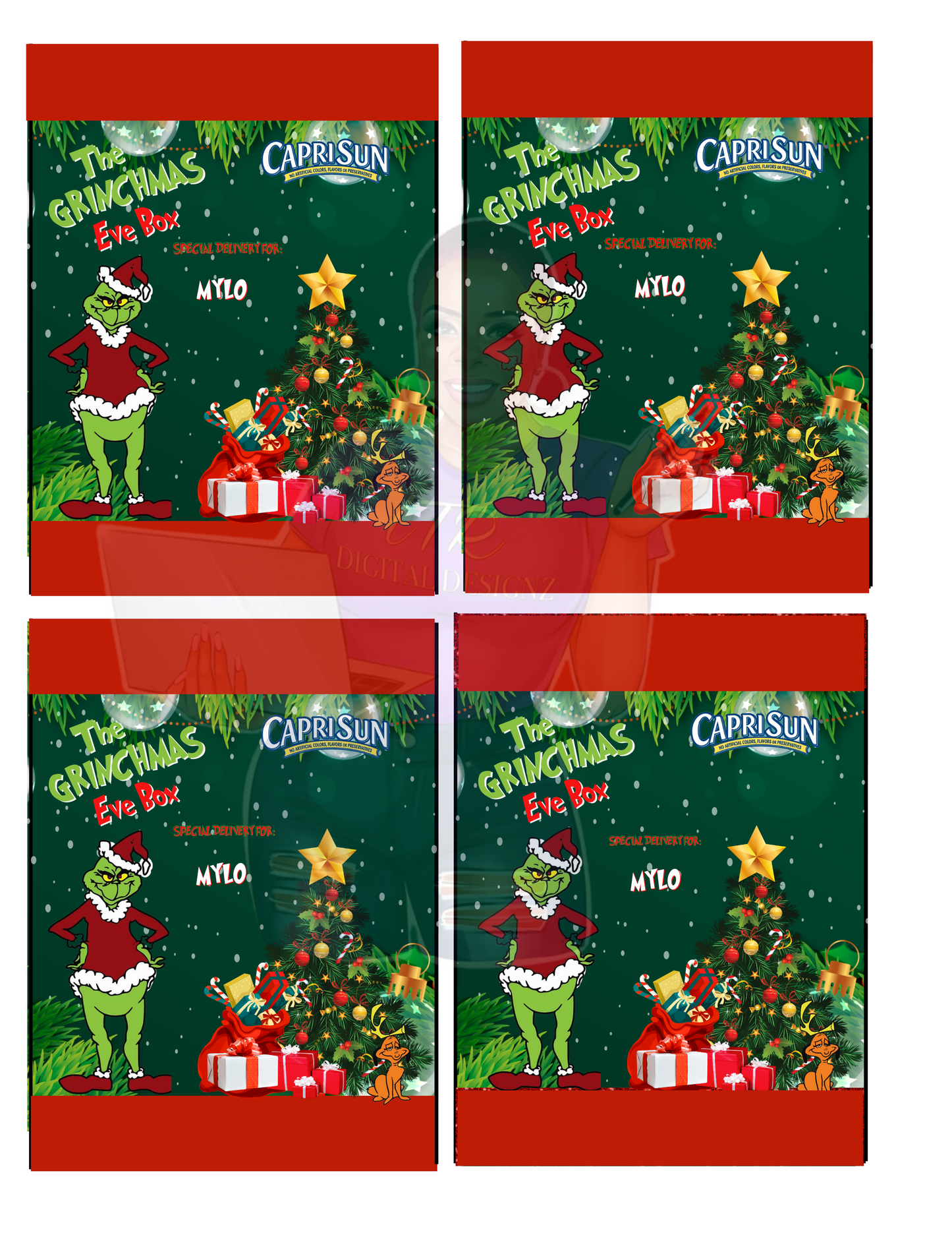 Merry G' Mas Party Favor Bundle(14 designs, Templates, and PLR/MRR)