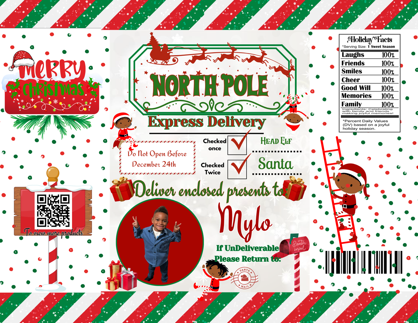 Christmas Editable Template (7 designs, Templates, Mockup and PLR/MRR)