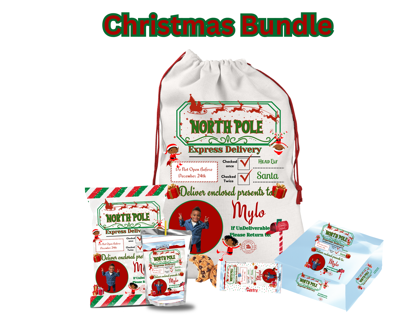 Christmas Editable Template (7 designs, Templates, Mockup and PLR/MRR)