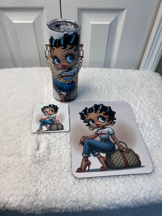 Betty Boop Purse Tumbler