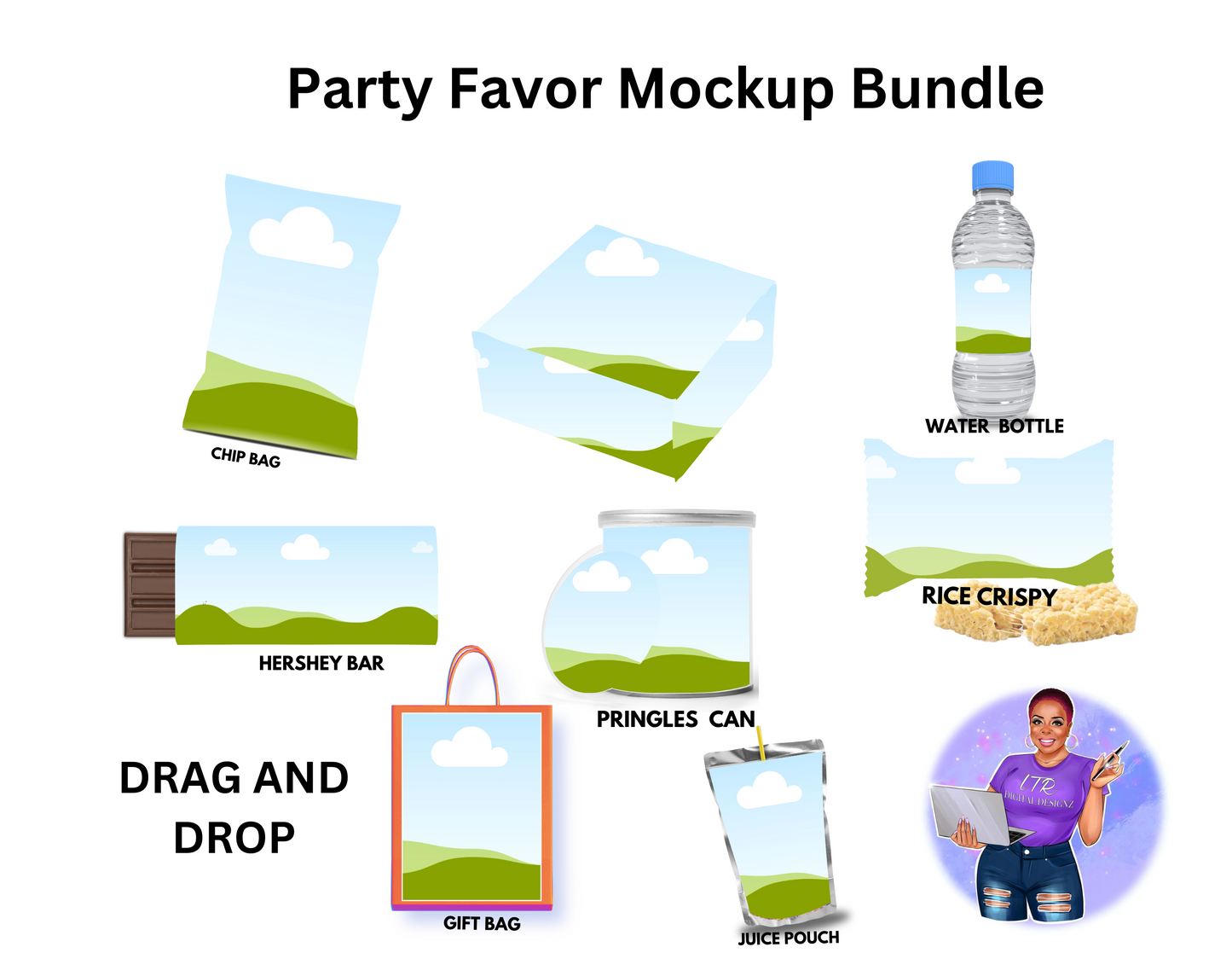 Blank Party Favor Templates