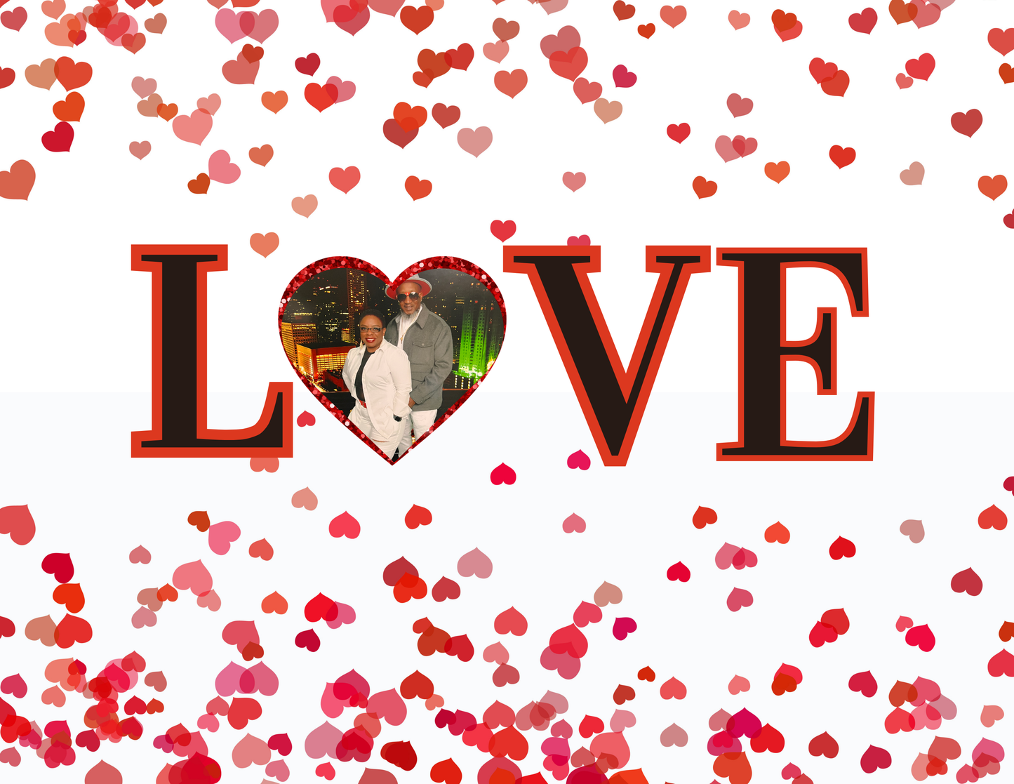 Editable LOVE Template for Tumbler, Mug, etc.